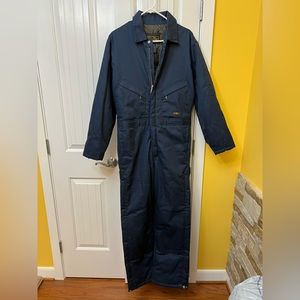 Walls Navy Blue Lined Coveralls